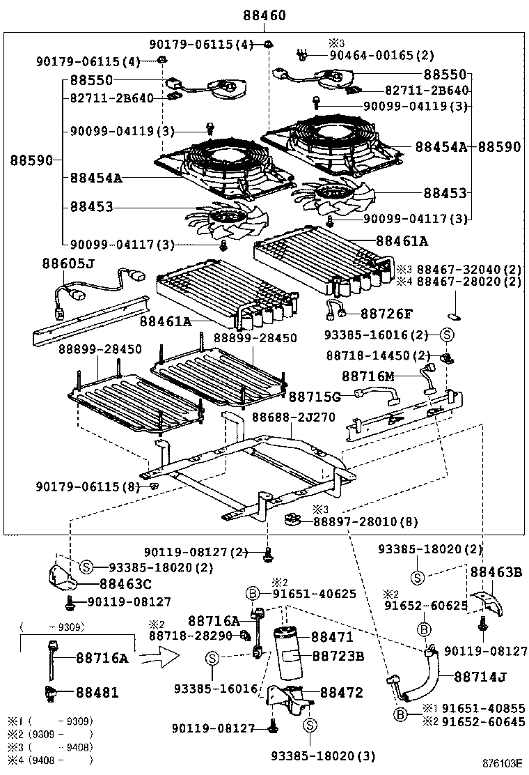 88453-28020 FAN, COOLING (FOR CONDENSER) product image