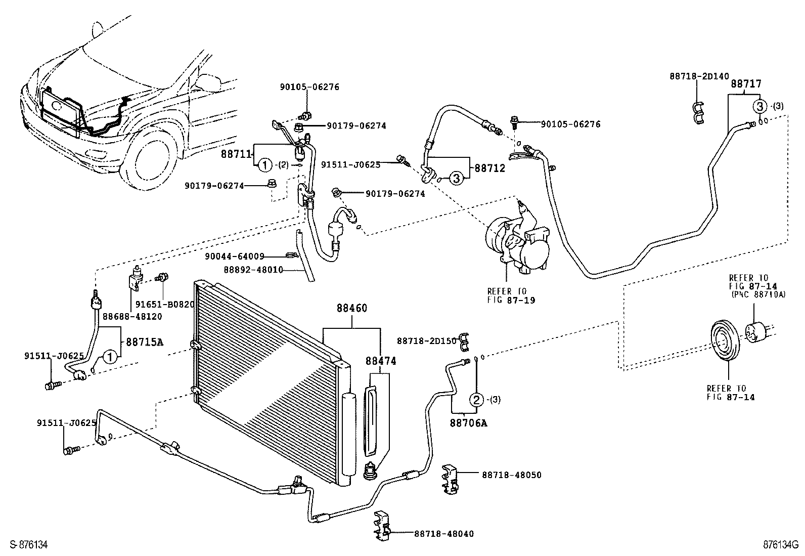 88460-48091 CONDENSER ASSY, COOLER product image