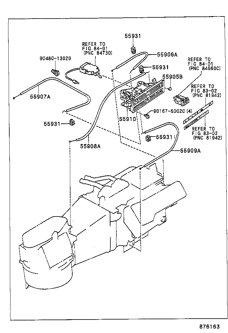 55844-12210 DUCT, HEATER TO REGISTER, NO.2 product image