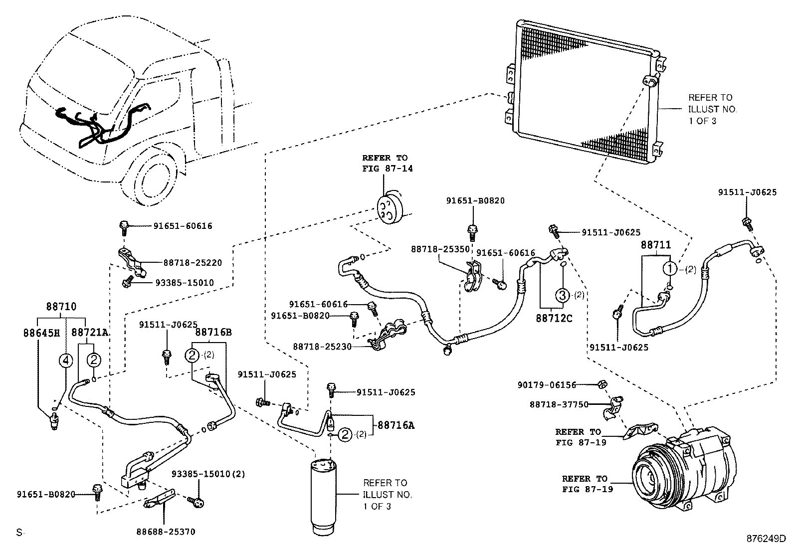 88461-25080 CORE, COOLER CONDENSER product image