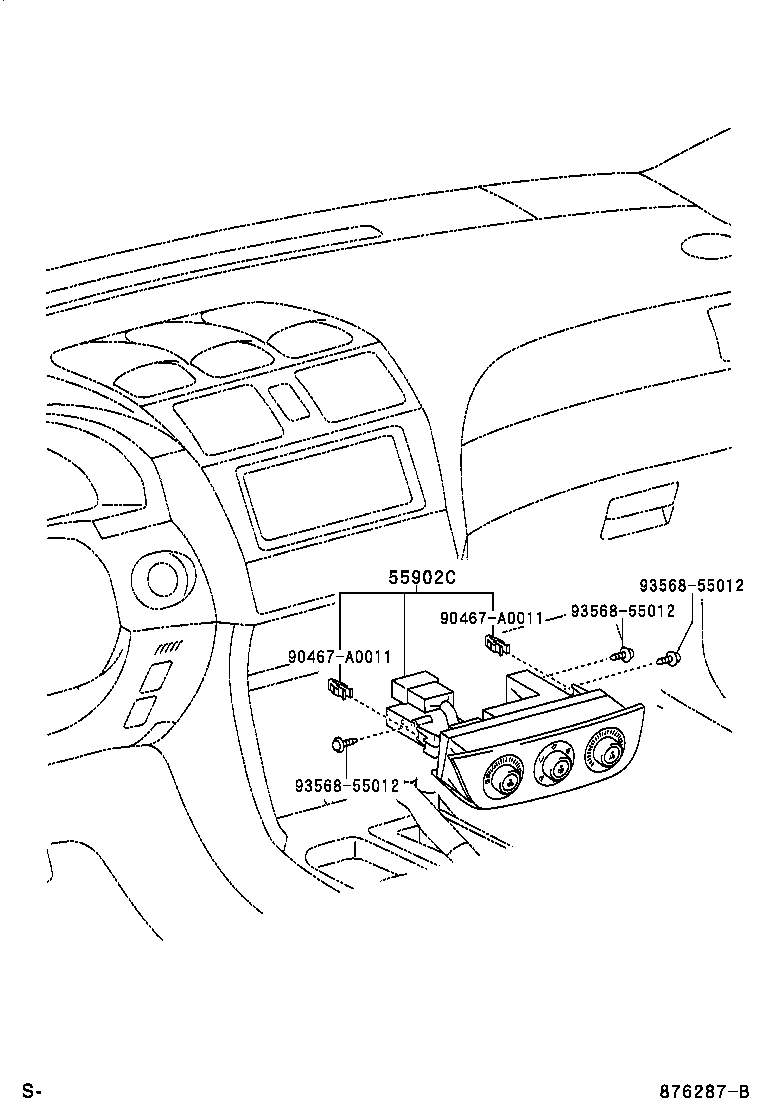 Toyota 55843-AA031 DUCT, HEATER TO REGISTER, NO.1