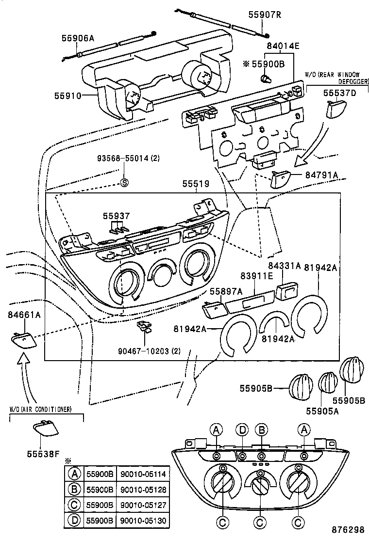 55844-42050 DUCT, HEATER TO REGISTER, NO.2 product image