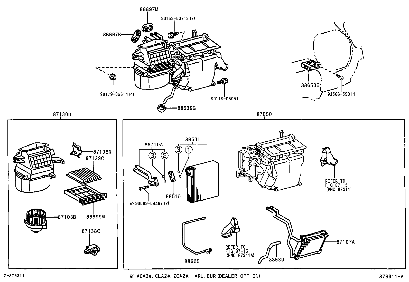 87050-42100 RADIATOR ASSY, AIR CONDITIONER product image