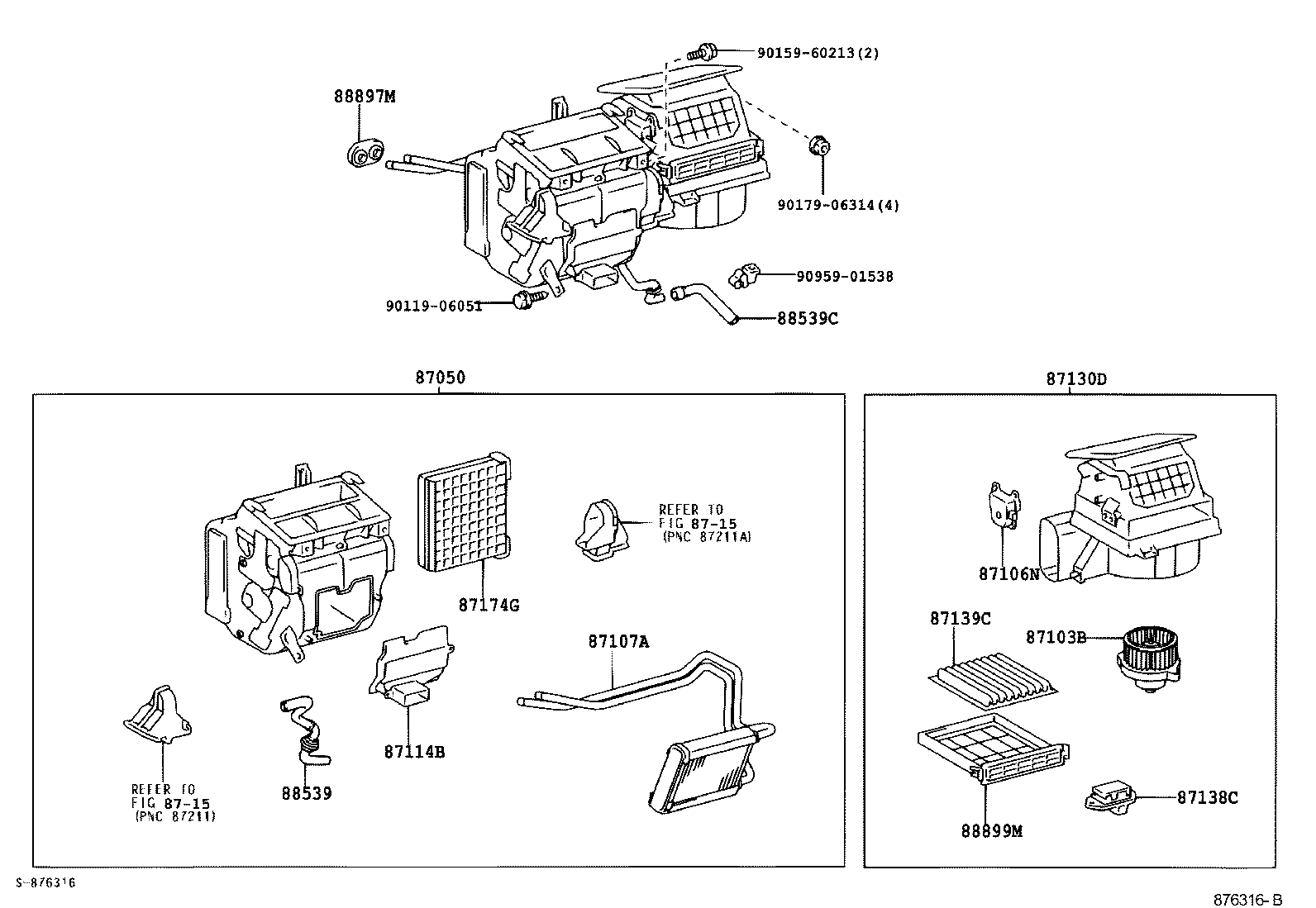 87050-42100 RADIATOR ASSY, AIR CONDITIONER product image
