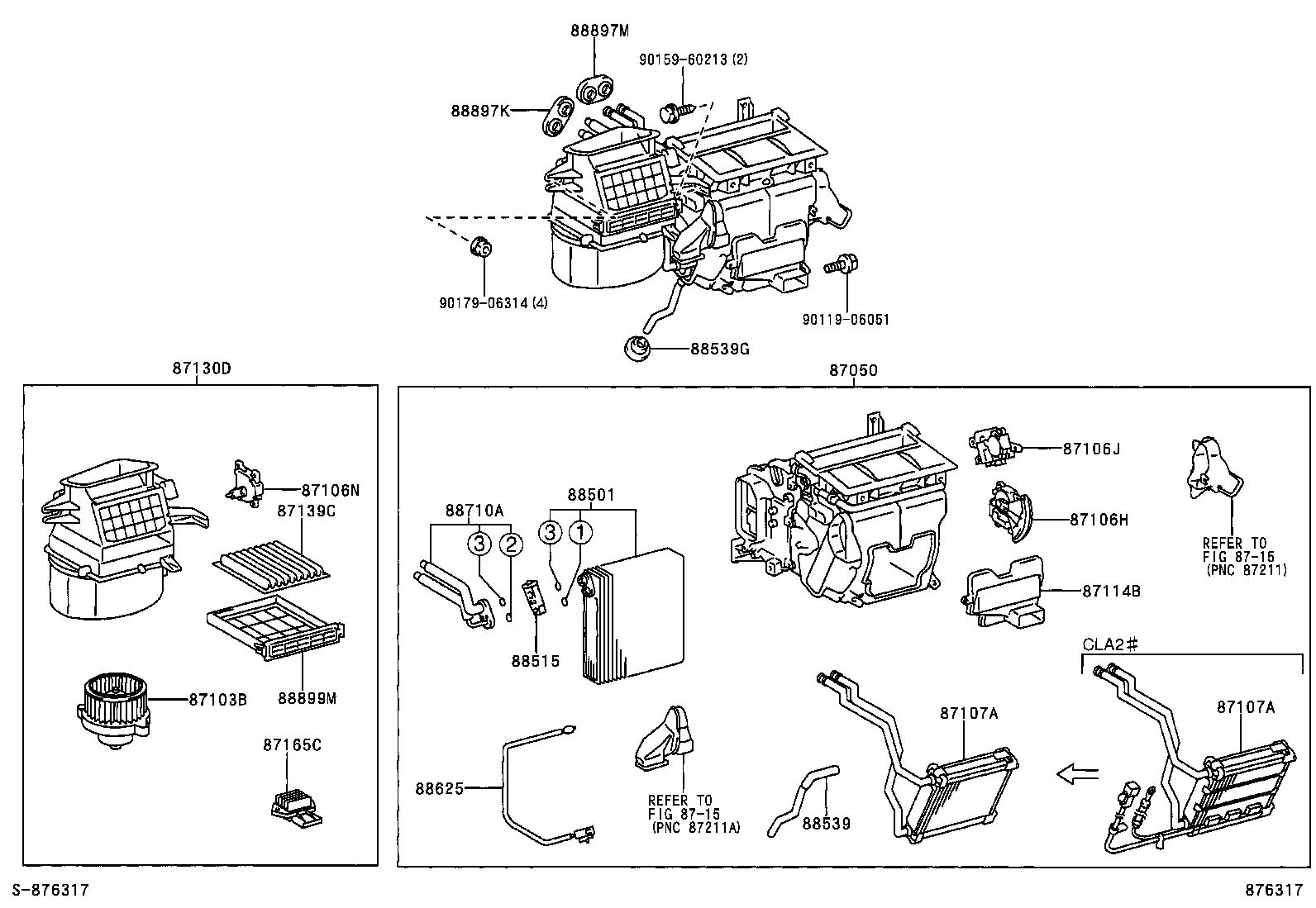 87050-42100 RADIATOR ASSY, AIR CONDITIONER product image