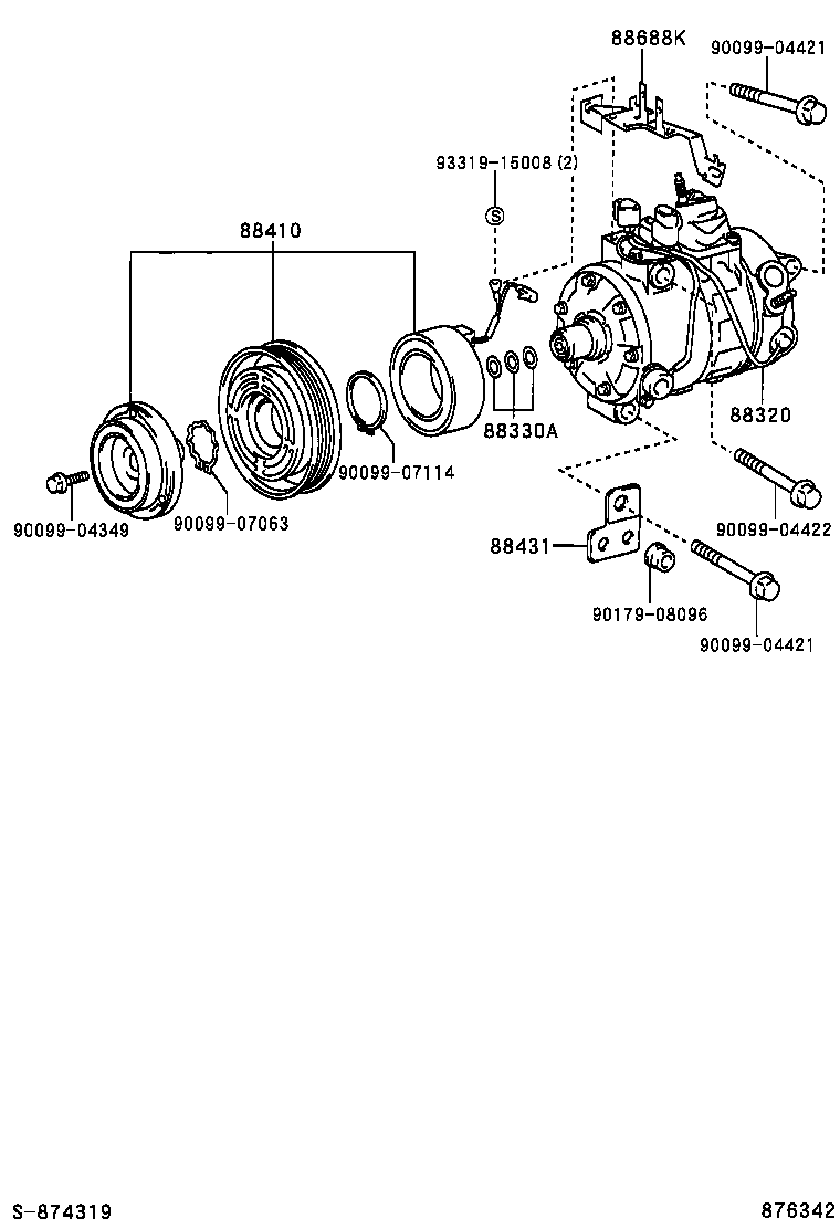 88320-50102 COMPRESSOR ASSY, COOLER product image