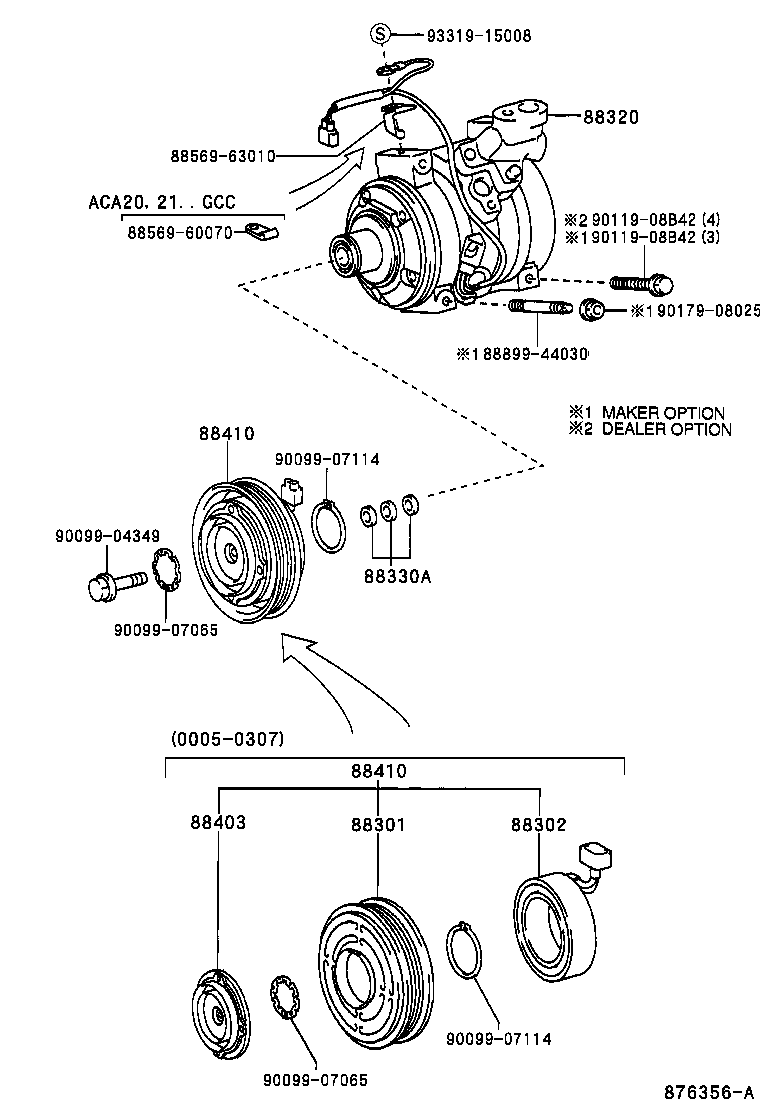 88403-28020 HUB SUB-ASSY, MAGNET CLUTCH product image