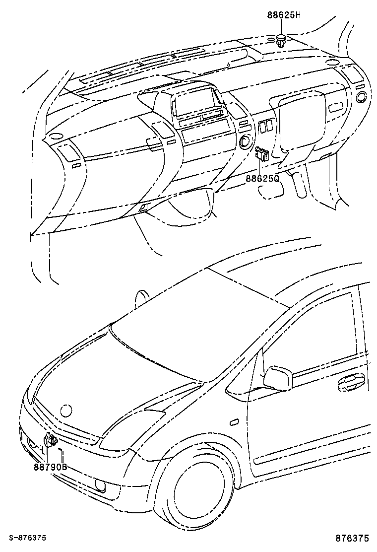55844-47030 DUCT, HEATER TO REGISTER, NO.2 product image