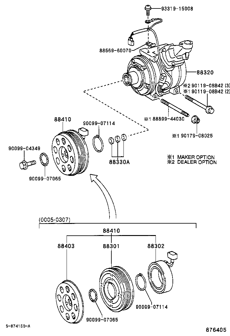 88403-28020 HUB SUB-ASSY, MAGNET CLUTCH product image