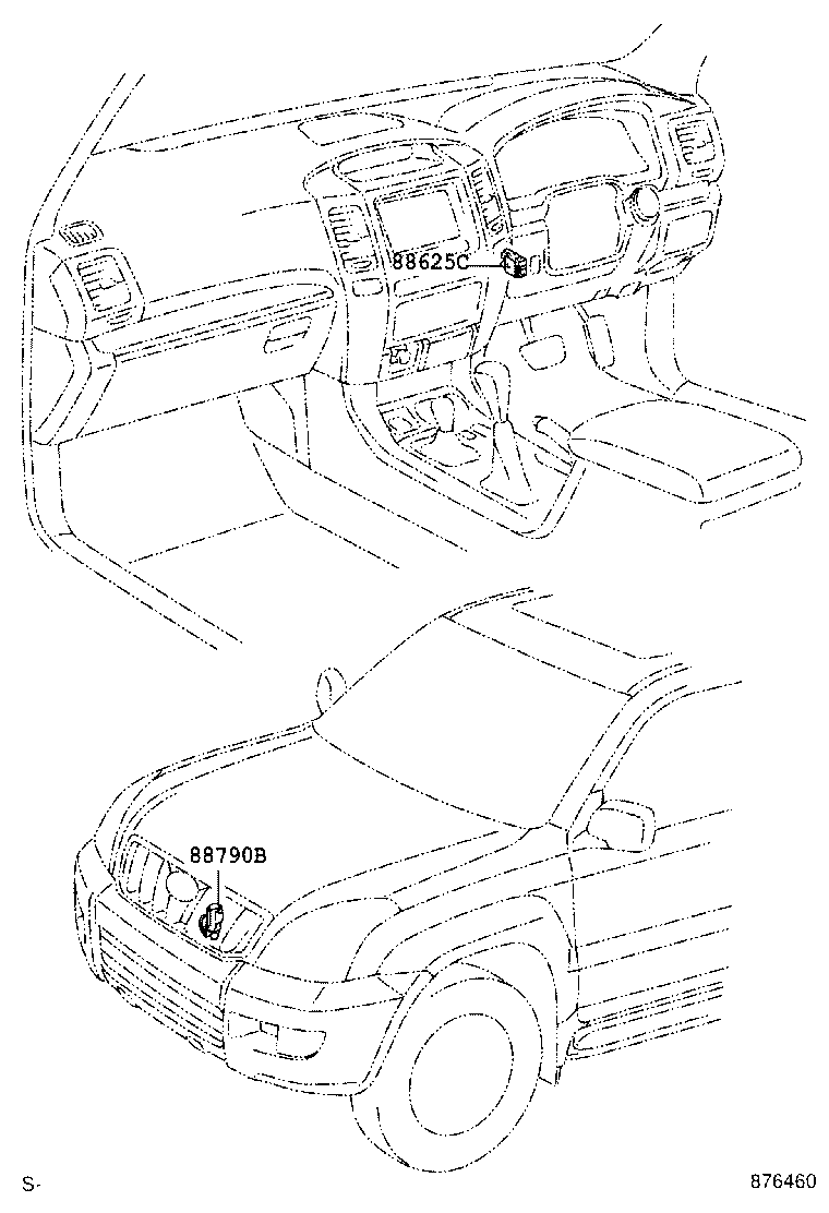 55412-60320 PANEL, INSTRUMENT CLUSTER FINISH, CENTER product image