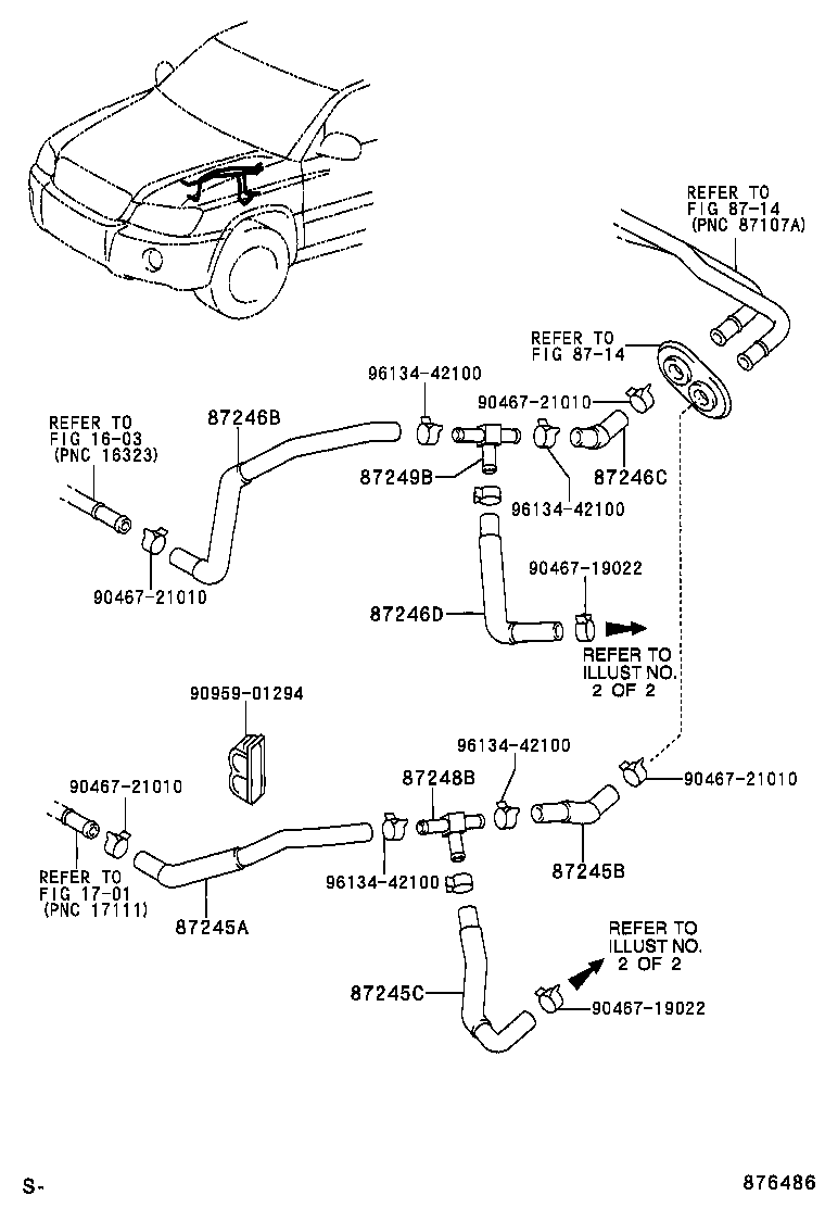 87245-48100 HOSE, HEATER WATER, INLET product image