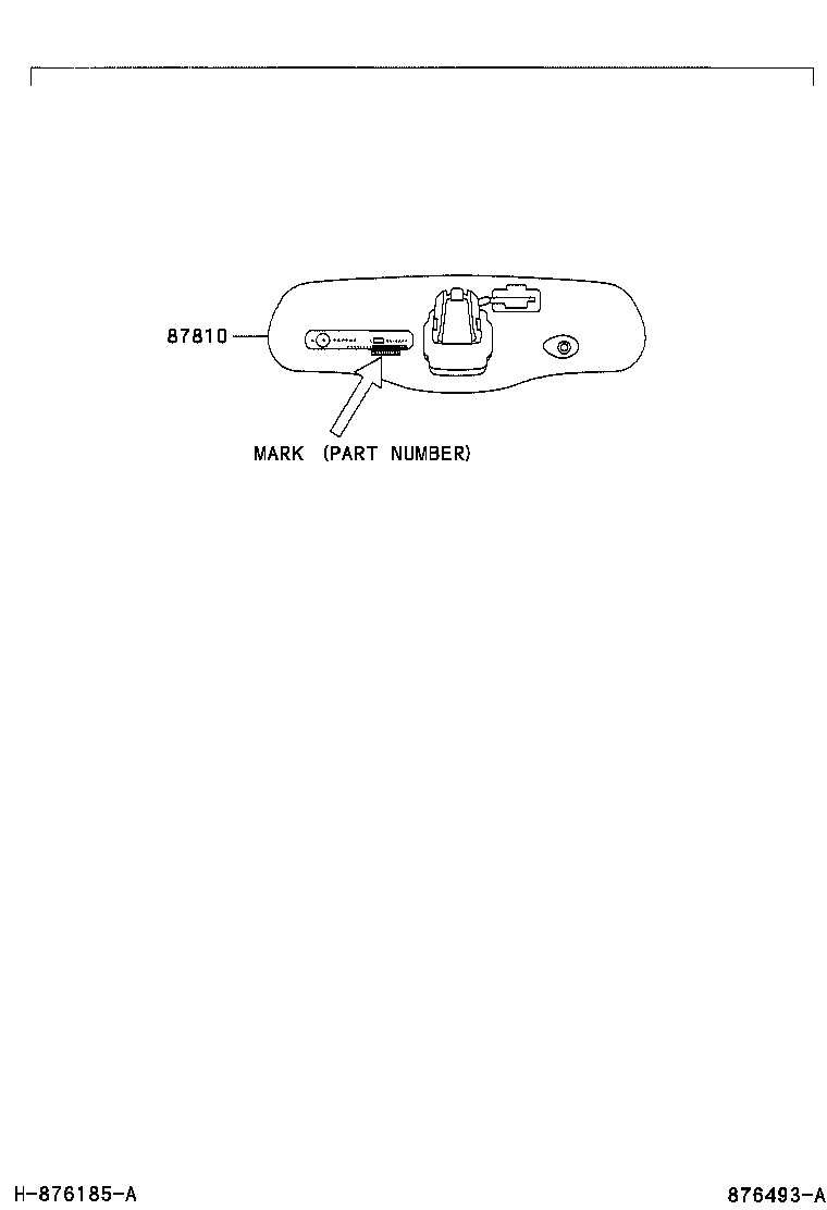 87940-0E010-B0 MIRROR ASSY, OUTER REAR VIEW, LH product image