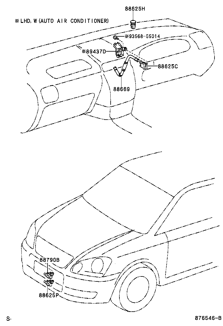 55880-44010 DUCT, HEATER TO REGISTER, NO.2 product image