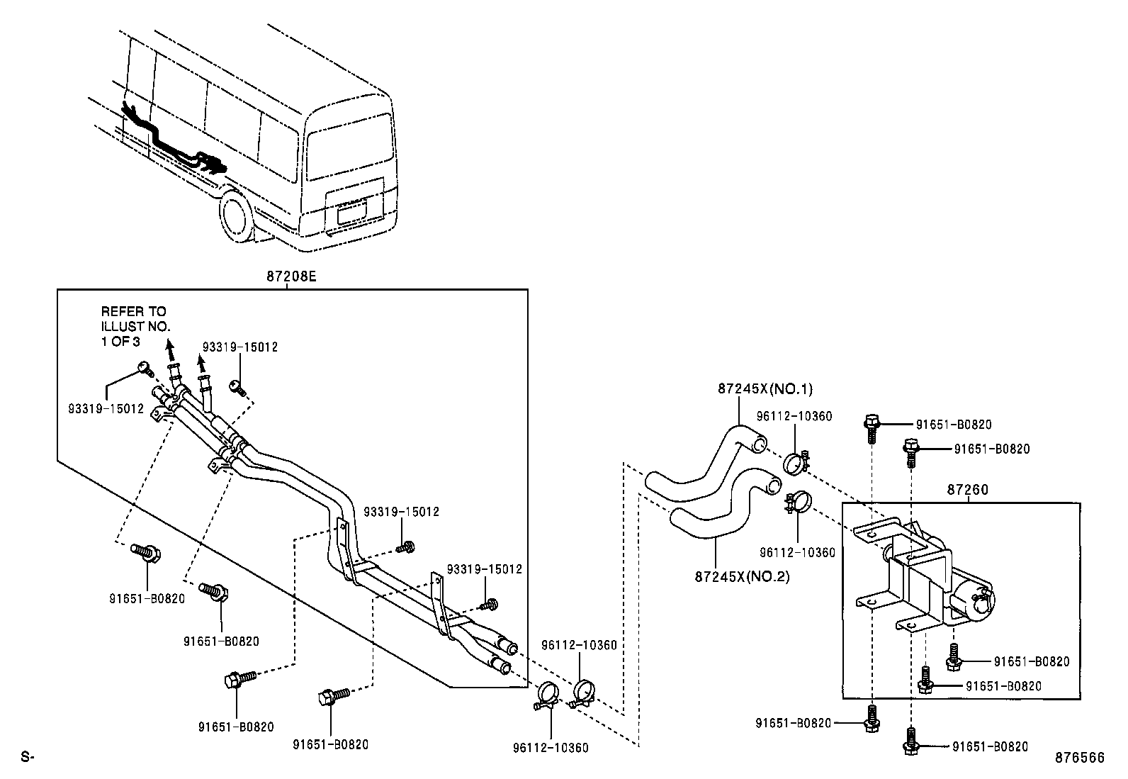 87251-36250 JOINT, WATER, NO.2 product image