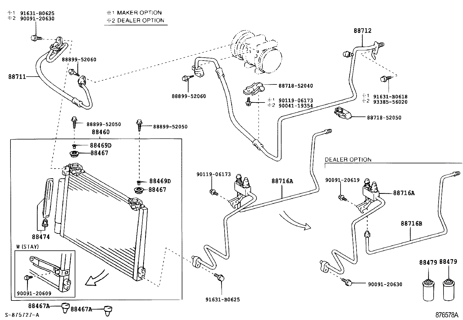 88460-52030 CONDENSER ASSY, COOLER product image
