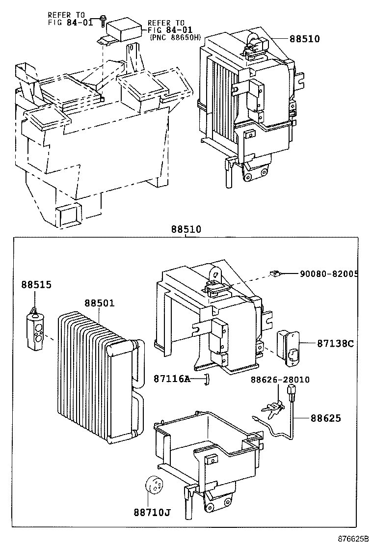 87103-37050 MOTOR SUB-ASSY, BLOWER W/FAN product image