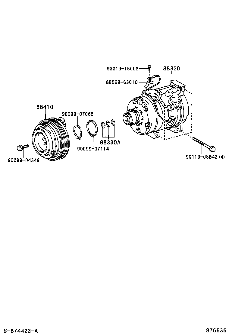 88320-32250 COMPRESSOR ASSY, COOLER product image