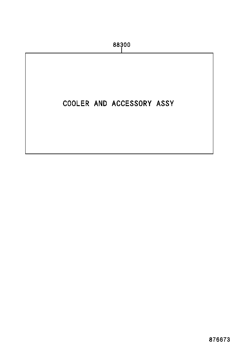 88300-0F010 COOLER & ACCESSORY ASSY product image