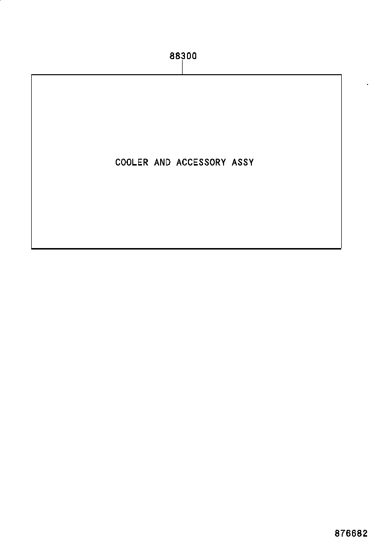 88300-06050 COOLER & ACCESSORY ASSY product image