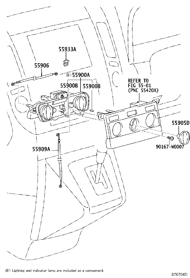 55844-0F020 DUCT, HEATER TO REGISTER, NO.2 product image