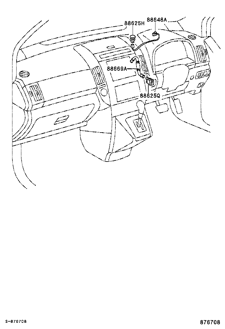 55844-0F020 DUCT, HEATER TO REGISTER, NO.2 product image