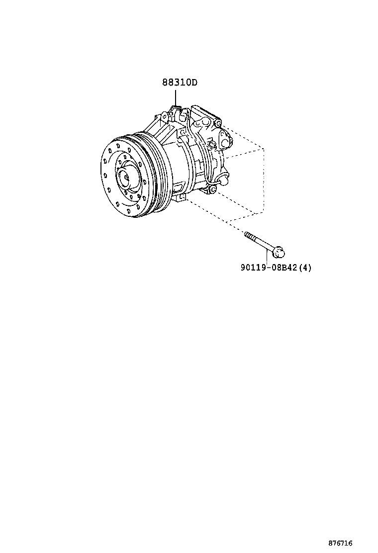 88320-1A530 COMPRESSOR ASSY, COOLER product image