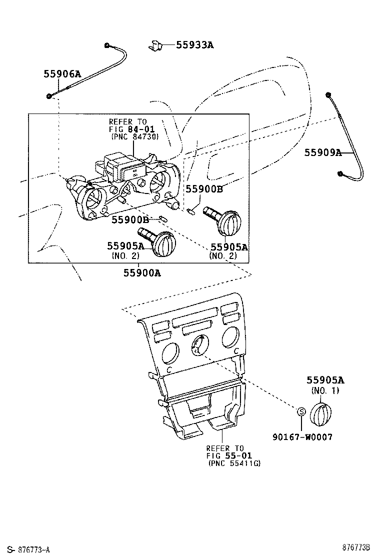 55844-02130 DUCT, HEATER TO REGISTER, NO.2 product image