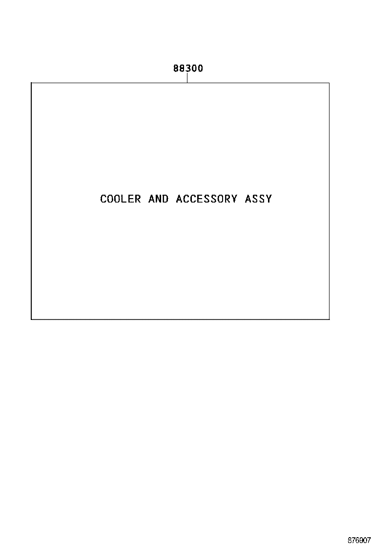 88300-0K022 COOLER & ACCESSORY ASSY product image