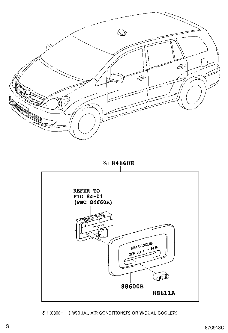 55844-0K030 DUCT, HEATER TO REGISTER, NO.2 product image