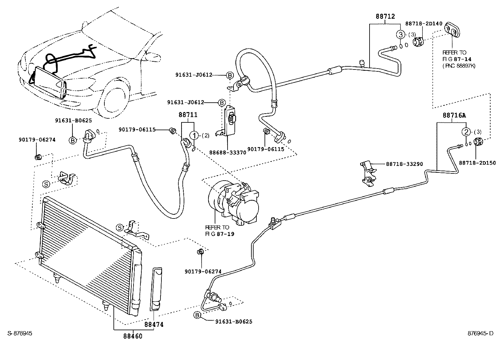 88461-06070 CORE, COOLER CONDENSER product image