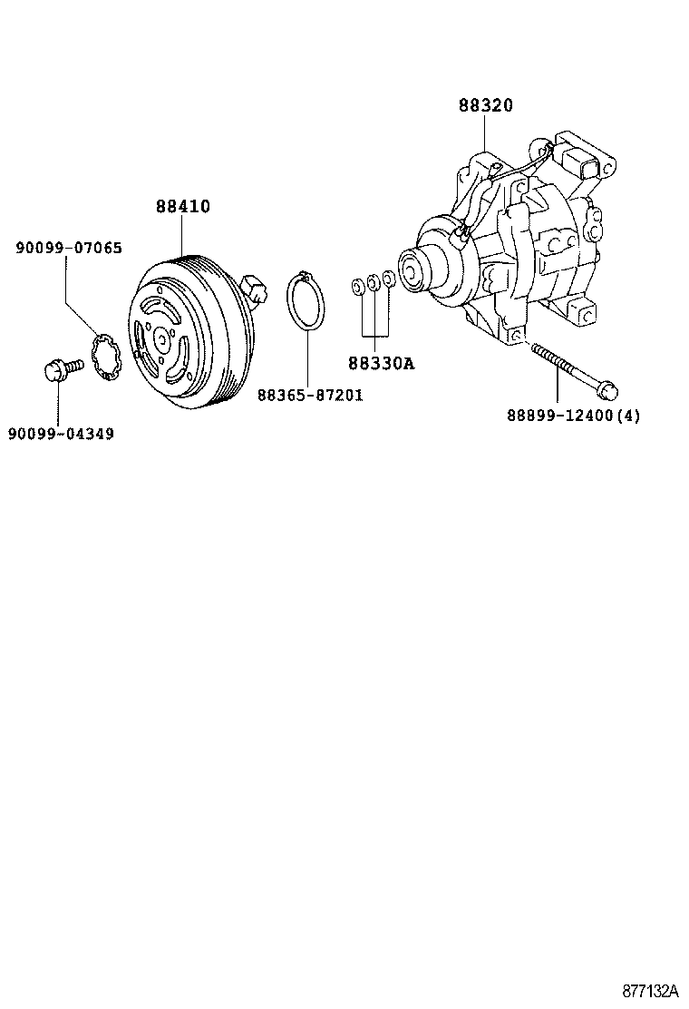 88318-87704 WASHER (FOR MAGNET CLUTCH) product image