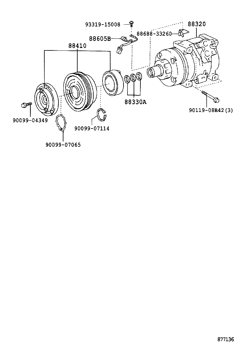 88320-02120 COMPRESSOR ASSY, COOLER product image