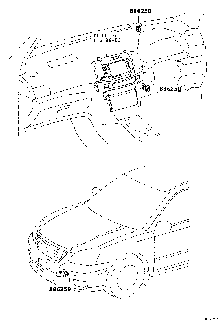55972-20120 DUCT, SIDE DEFROSTER NOZZLE, NO.2 product image