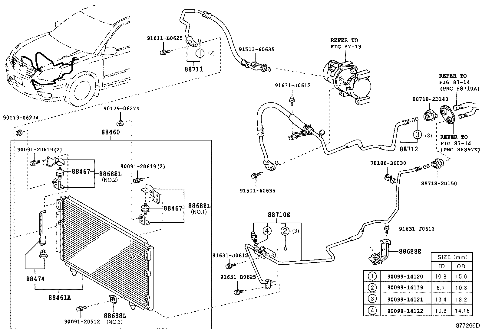 88460-20580 CORE, COOLER CONDENSER product image