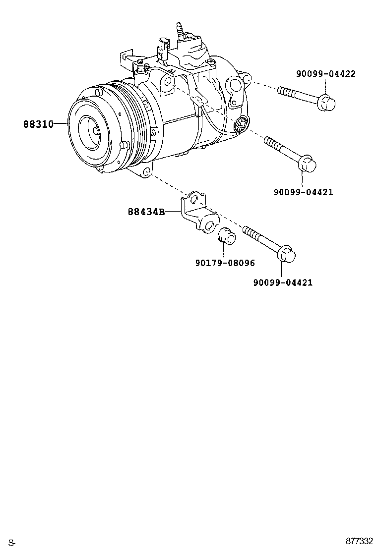 88320-3A320 COMPRESSOR ASSY, COOLER product image