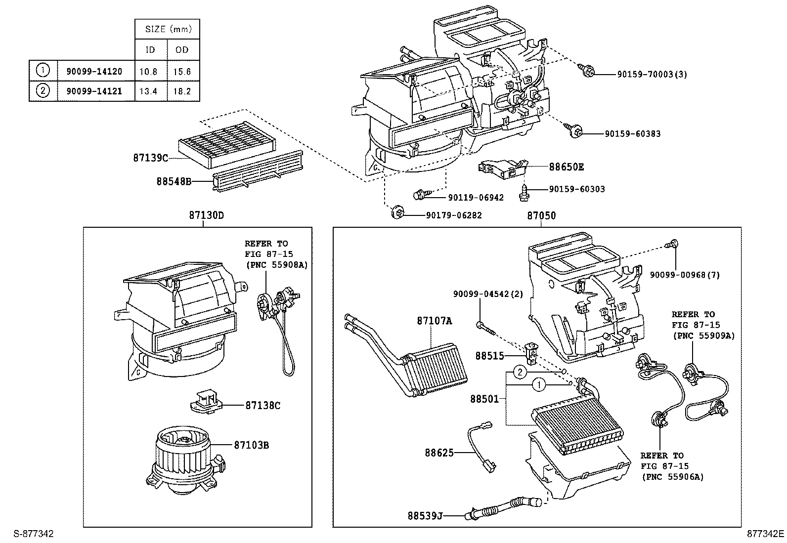 87050-52011 RADIATOR ASSY, AIR CONDITIONER product image
