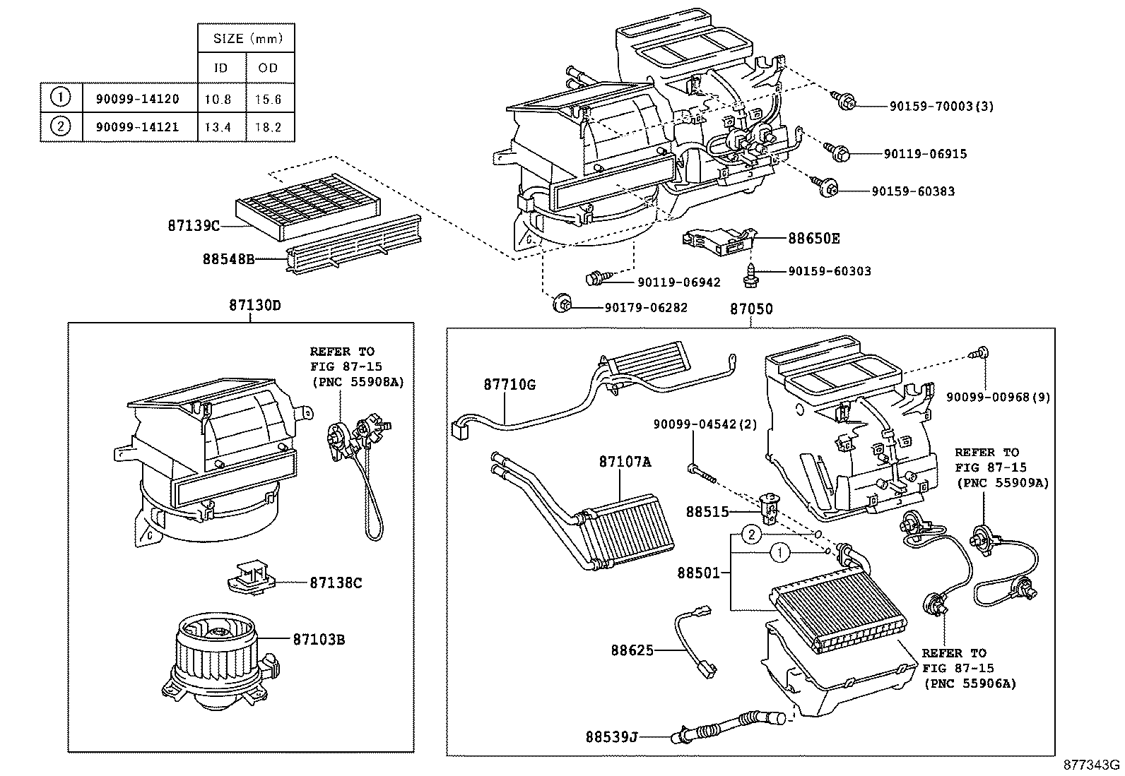 87050-52011 RADIATOR ASSY, AIR CONDITIONER product image