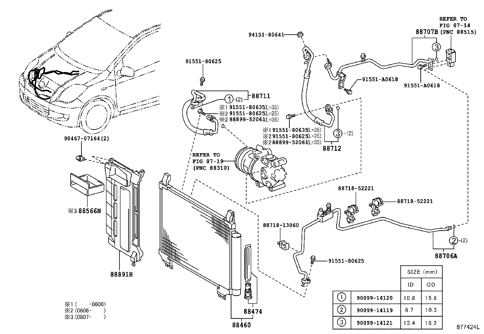88460-52090 CONDENSER ASSY, COOLER product image