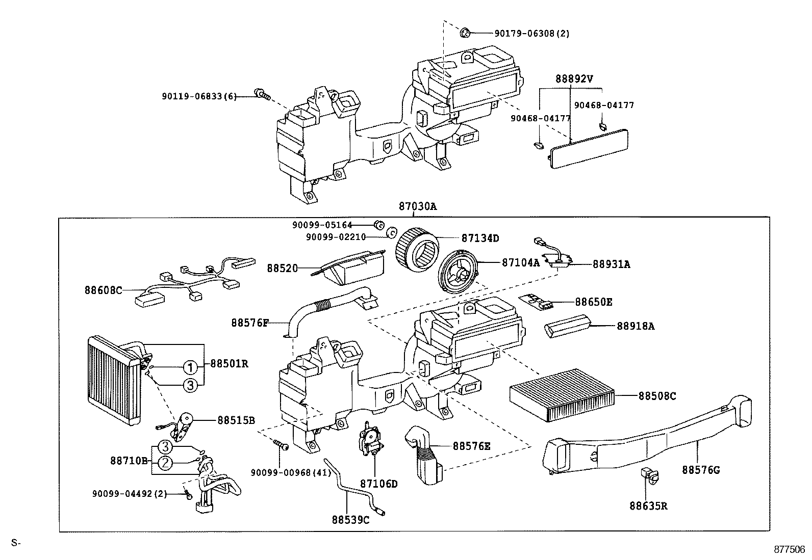 87106-0N040 SERVO SUB-ASSY, DAMPER, NO.1 product image