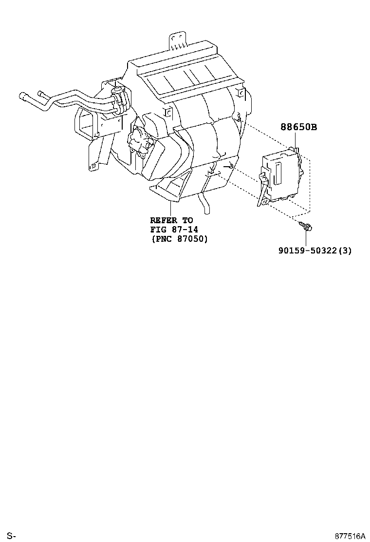 55904-48170 HOUSING SUB-ASSY, HEATER CONTROL product image