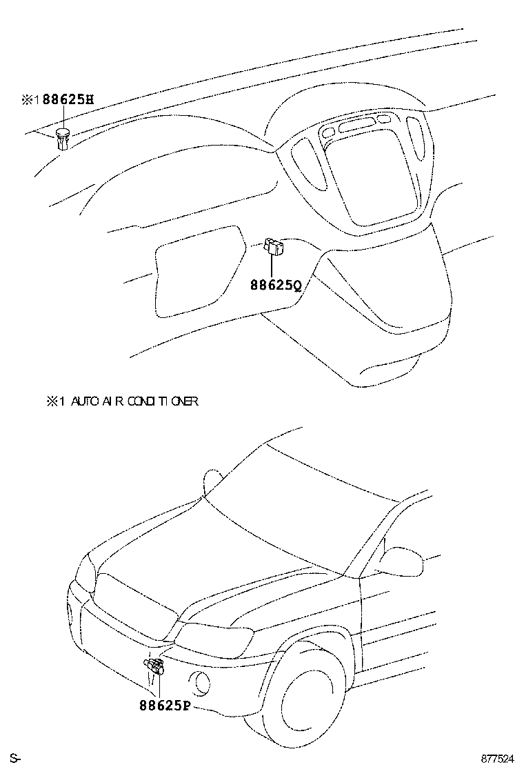 55904-48180 HOUSING SUB-ASSY, HEATER CONTROL product image