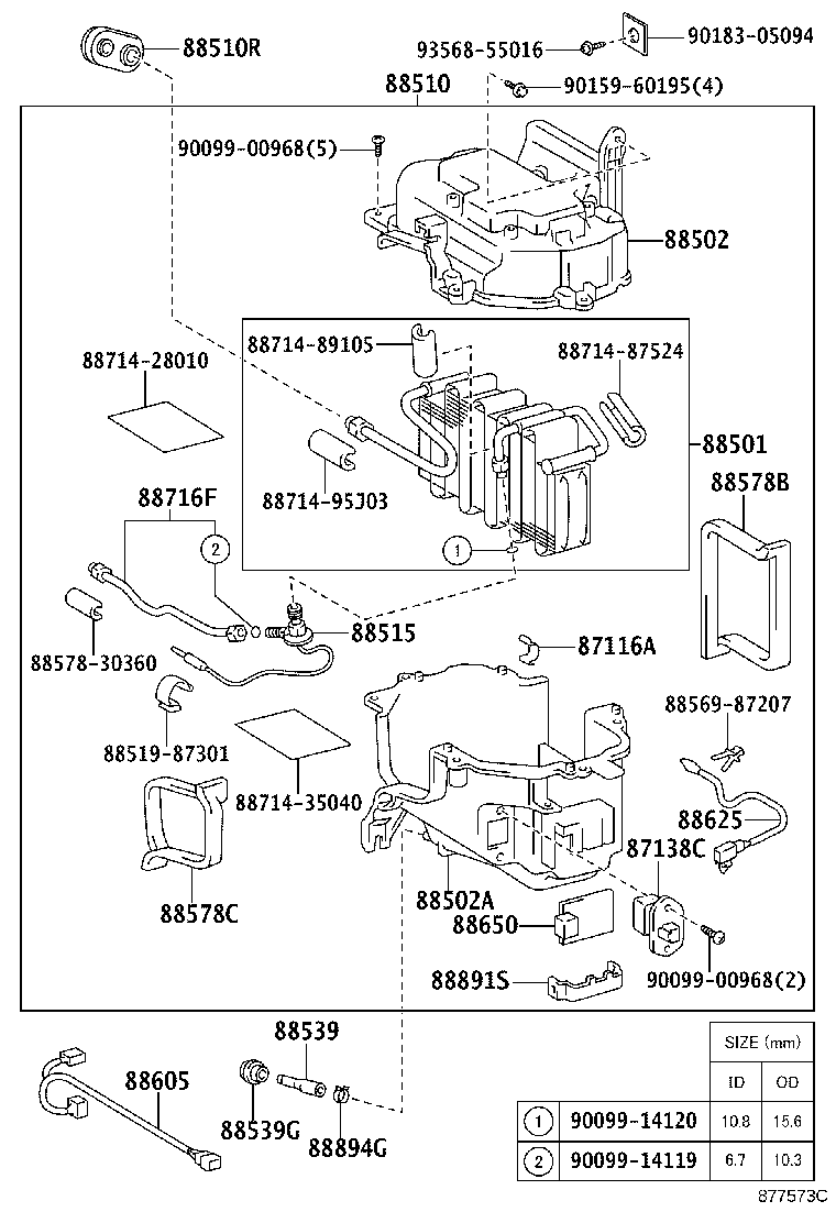 88510-3D030 UNIT ASSY, COOLER product image