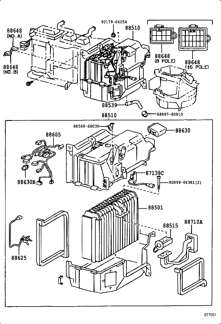 88710-60480 TUBE ASSY, AIR CONDITIONER product image