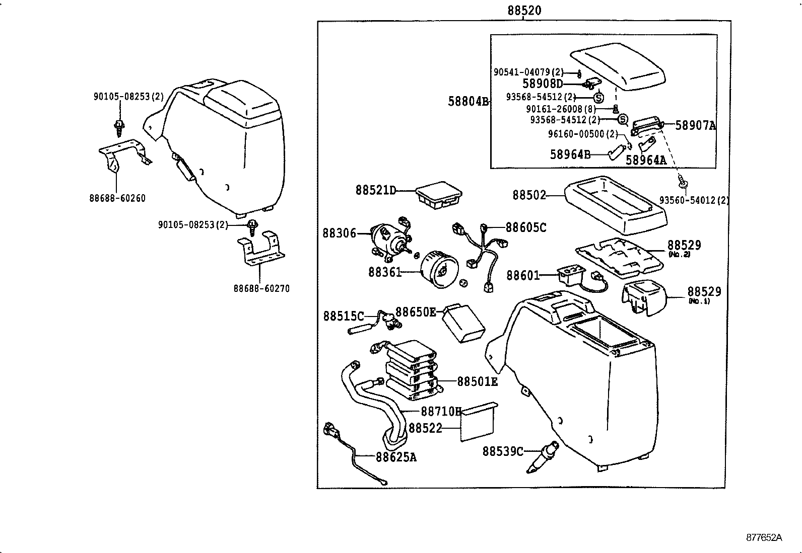 88510-60740 UNIT ASSY, COOLER product image