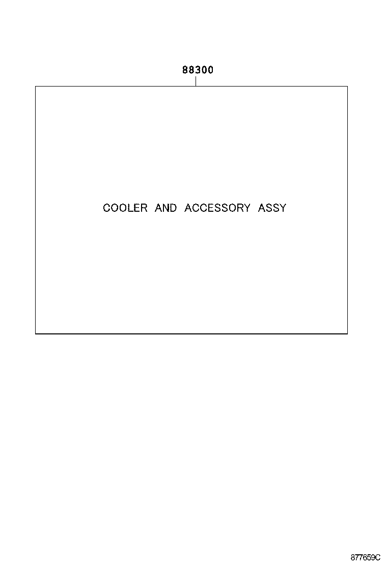 88300-52680 COOLER & ACCESSORY ASSY product image
