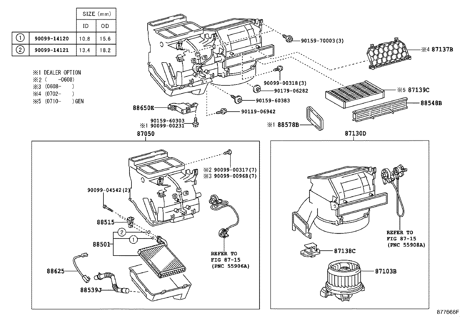87050-52121 RADIATOR ASSY, AIR CONDITIONER product image
