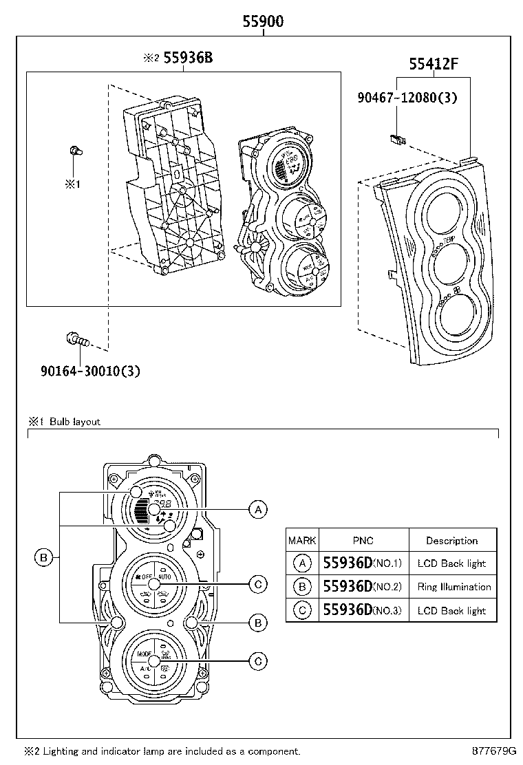 55840-52020 DUCT ASSY, HEATER TO REGISTER, NO.6 product image