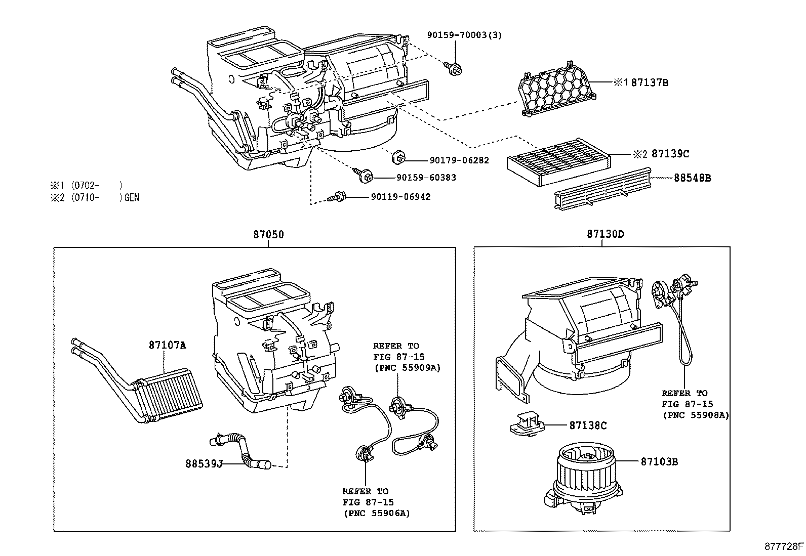 87050-52121 RADIATOR ASSY, AIR CONDITIONER product image