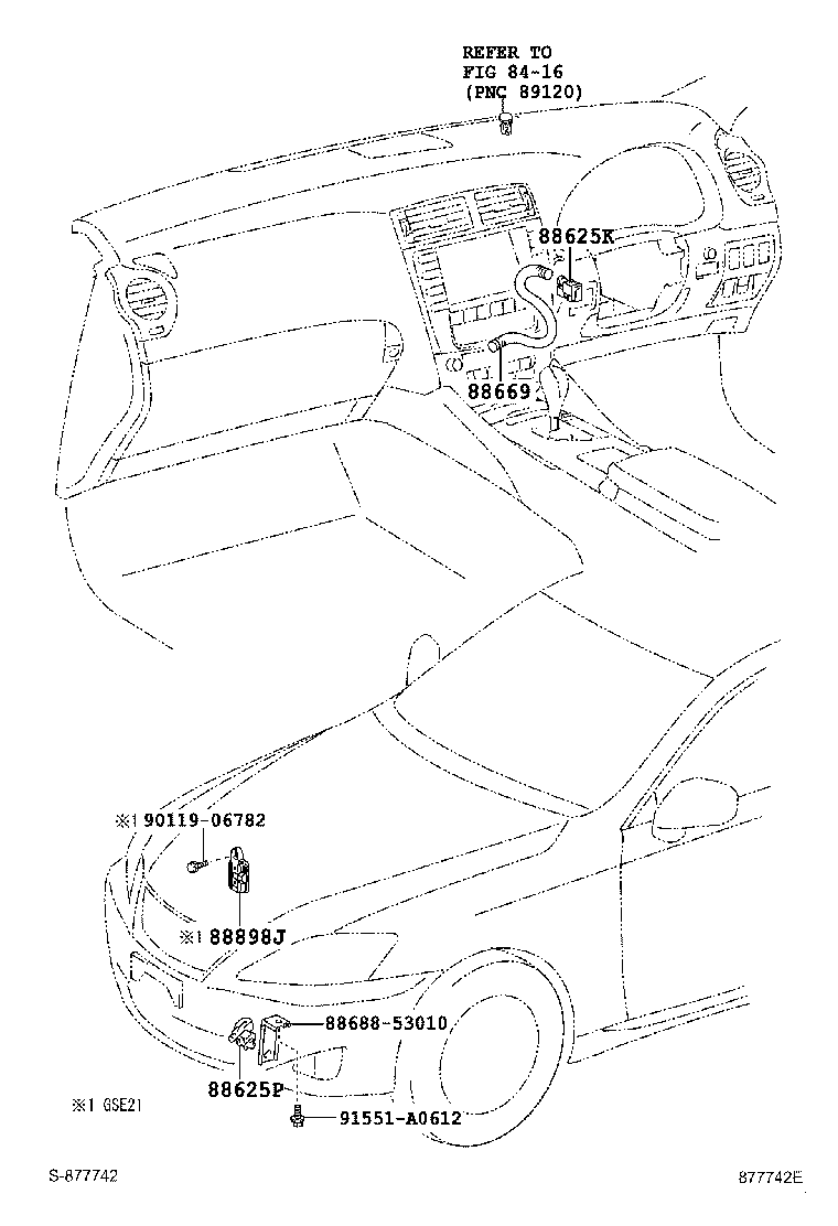 55844-53040 DUCT, HEATER TO REGISTER, NO.2 product image