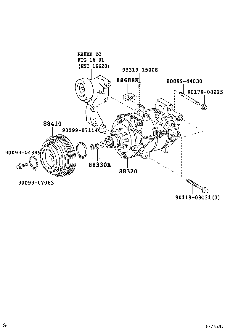 88320-3A280 COMPRESSOR ASSY, COOLER product image